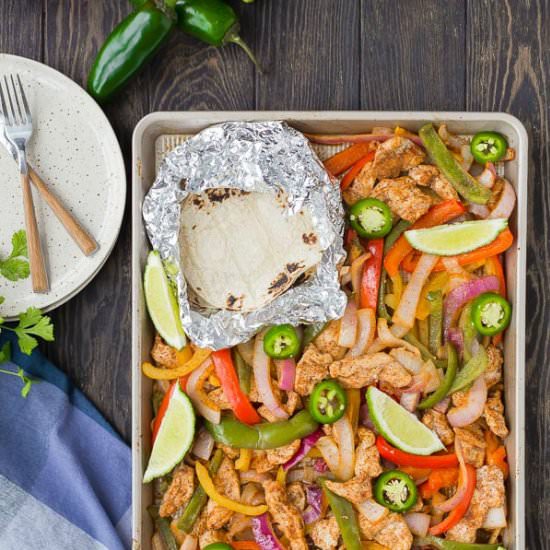 Sheet Pan Fajitas - Recipe photo by rachelcooksblog