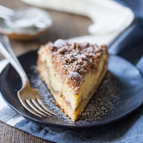 Cinnamon Crumb Cake - Recipe photo by Baking a Moment