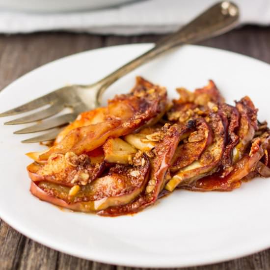 Healthy Baked Apple Slices - Recipe photo by onecleverchef