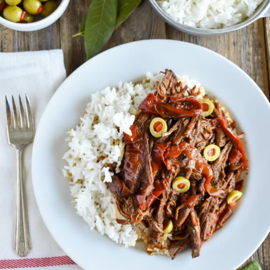 Slow Cooker Ropa Vieja - Recipe photo by casablancacooks