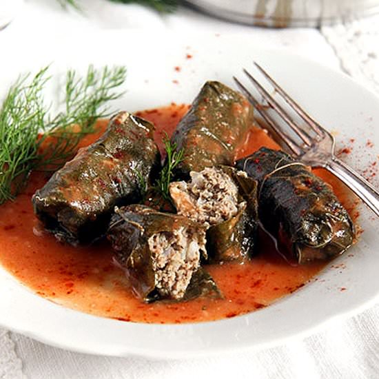 Vine Leaves with Ground Meat - Recipe photo by adinutza