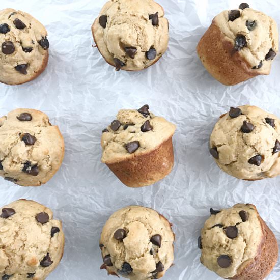 Peanut Butter Banana Muffins - Recipe photo by bpoulsonrd