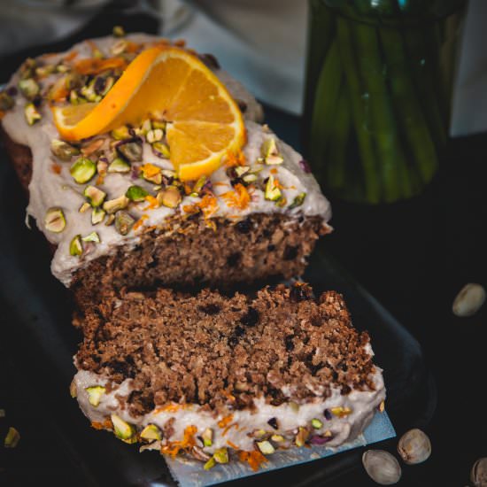 Parsnip Cake with Orange Frosting - Recipe photo by Heypopsicle