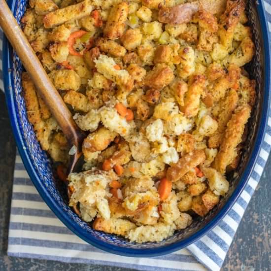 Classic Turkey Stuffing - Recipe photo by the cookie rookie