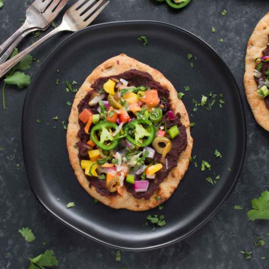 Mexican Flatbread Pizza - Recipe photo by craveveggies