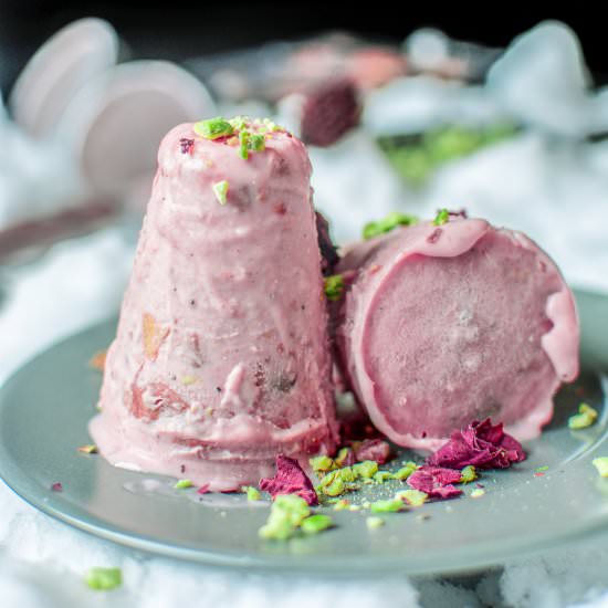 Rose and Pistachio Kulfi - Recipe photo by Anu@MyGingerGarlicKitchen