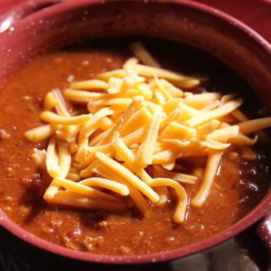 Easy Ground Beef Chili - Recipe photo by cullys kitchen