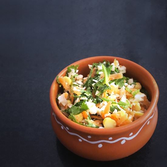 Chana Dal Kosambari - Recipe photo by steamingpot