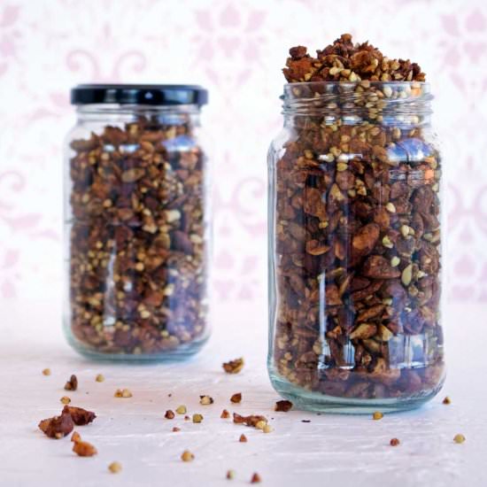 Ginger Nut Buckwheat Granola - Recipe photo by amysavagenutrition