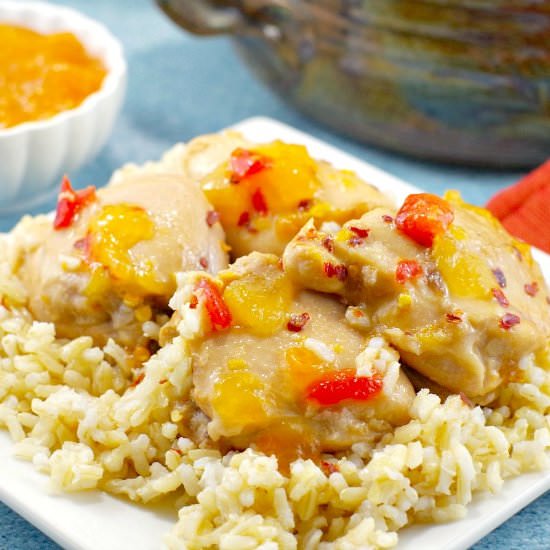 Easy Apricot Chicken - Recipe photo by Food Meanderings