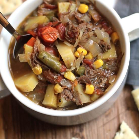 Vegetable Beef Soup - Recipe photo by suebeehomemaker