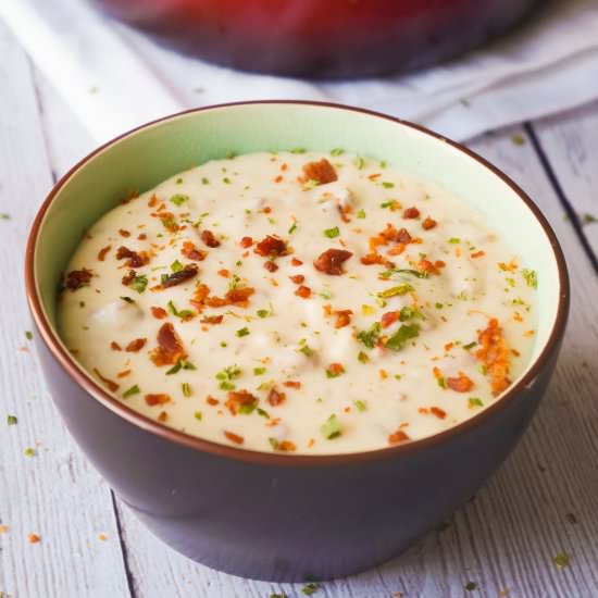 Cream Cheese Potato Bacon Soup - Recipe photo by Thisisnotdietfood