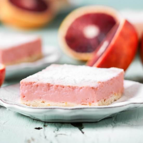 Healthy Blood Orange Bars - Recipe photo by dessertswithbenefits