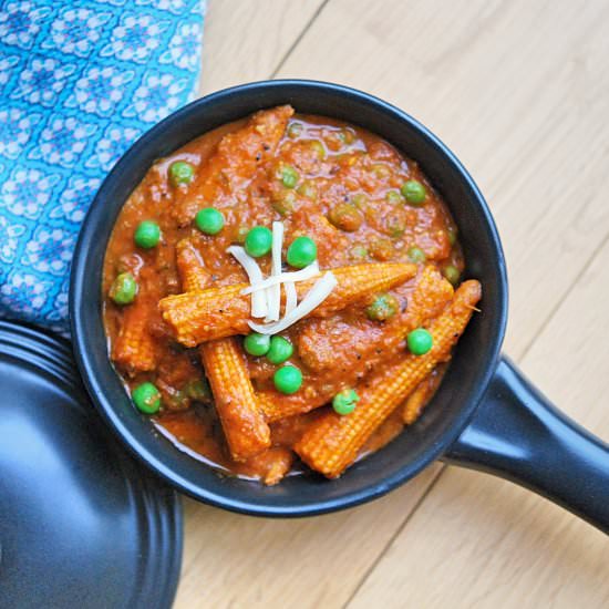 Baby Corn Masala – Tasty curry - Recipe photo by YourFoodFantasy