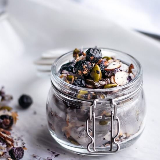 Low Carb Blueberry Almond Granola - Recipe photo by Inspector Gorgeous
