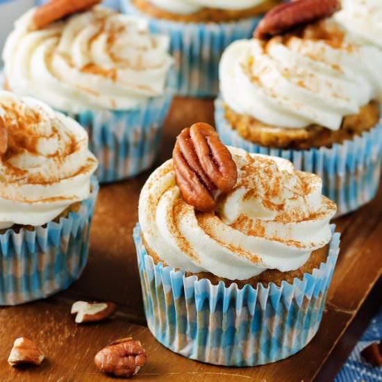 Carrot Cake Cupcakes - Recipe photo by babysavers