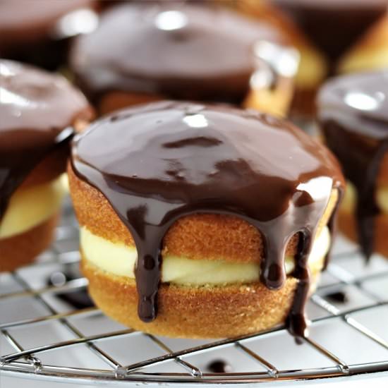 Boston Cream Pie Cupcakes - Recipe photo by Give it Some Thyme