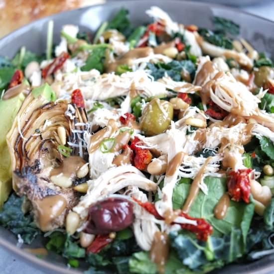 Tuscan Kale Salad - Recipe photo by The Nutrition Adventure