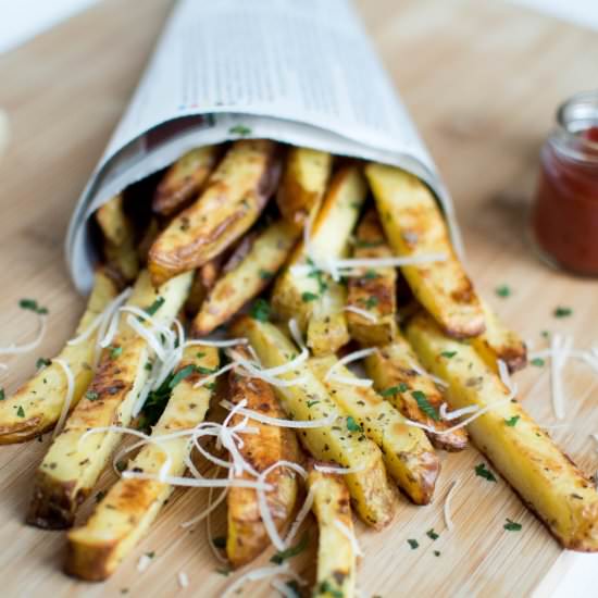 Parmesan, Garlic & Herb Chips - Recipe photo by kayskitchen