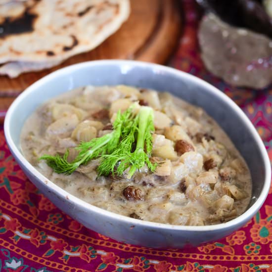 Indian Coconut Fennel - Recipe photo by Truefoodsblog