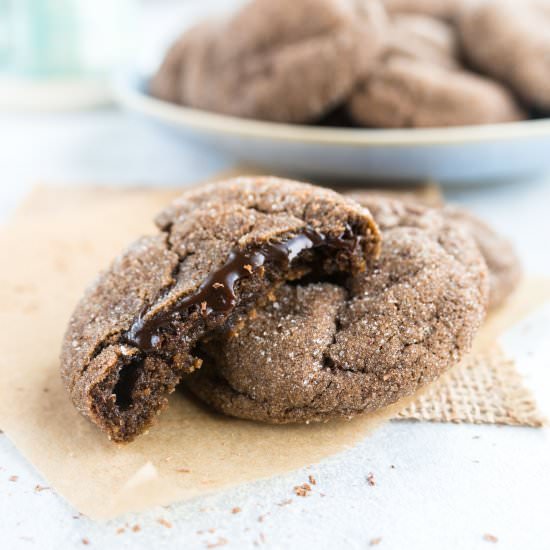 Molten Lava Cake Cookies - Recipe photo by theitsybitsykitchen