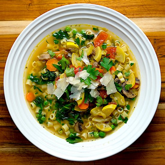 A Classic Minestrone - Recipe photo by SipsNibblesBites