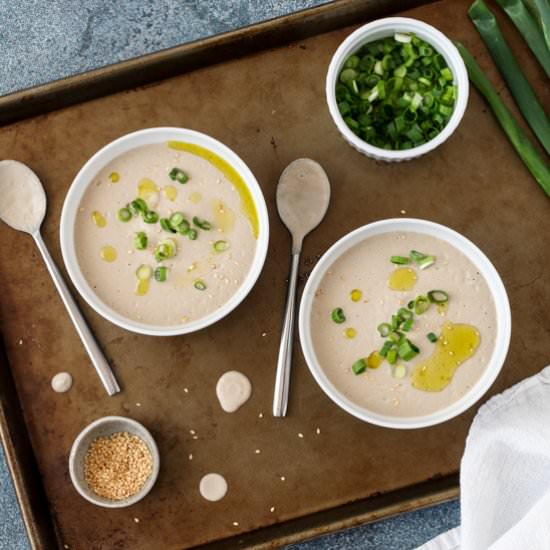 Creamy miso roasted mushroom soup - Recipe photo by tasty seasons