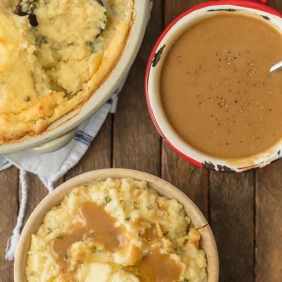 Make Ahead Gravy - Recipe photo by the cookie rookie