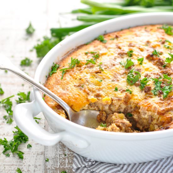 Quick and Easy Cheeseburger Pie - Recipe photo by The Seasoned Mom