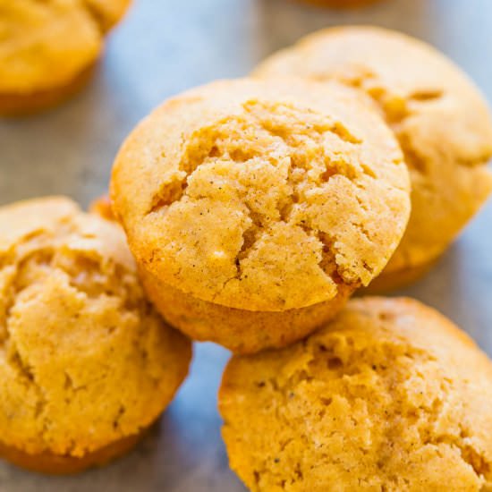 Vanilla Bean Mini Muffins - Recipe photo by Averie