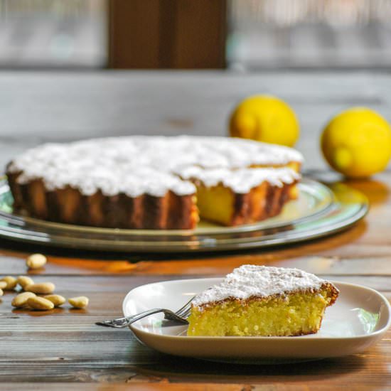 White Chocolate Torta Caprese - Recipe photo by Recipes from Italy
