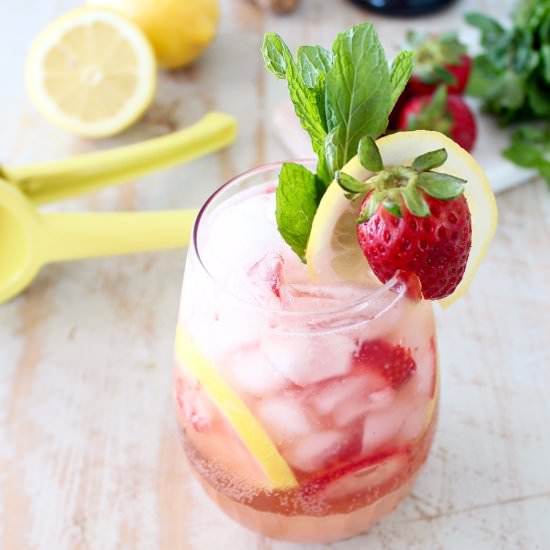 Lemon Berry Prosecco Sangria - Recipe photo by Whitney Bond