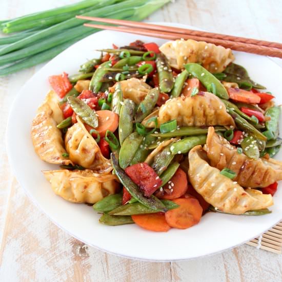 Chicken Potsticker Stir Fry - Recipe photo by Whitney Bond