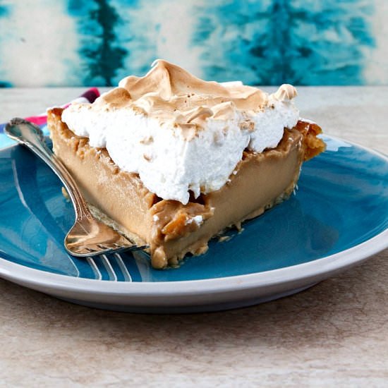 Butterscotch Pie with Meringue - Recipe photo by onlinepastrychef
