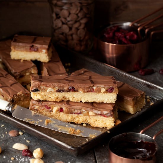 Fruit & Nut Caramel Shortbread - Recipe photo by littlesugarsnaps