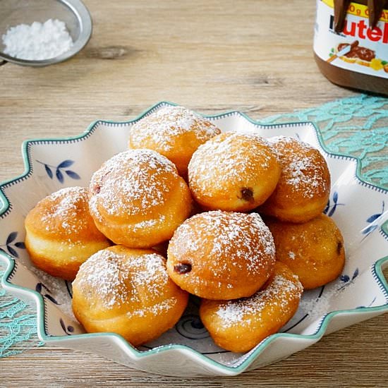 Nutella Filled Doughnuts - Recipe photo by lacuisinedesimona