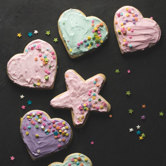 Frosted Almond Cookies - Recipe photo by thecupcakechronicles