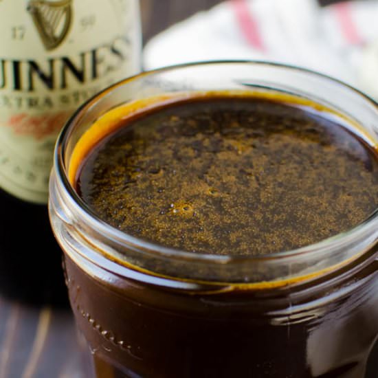 Luscious Stout Caramel Sauce - Recipe photo by garlic and zest