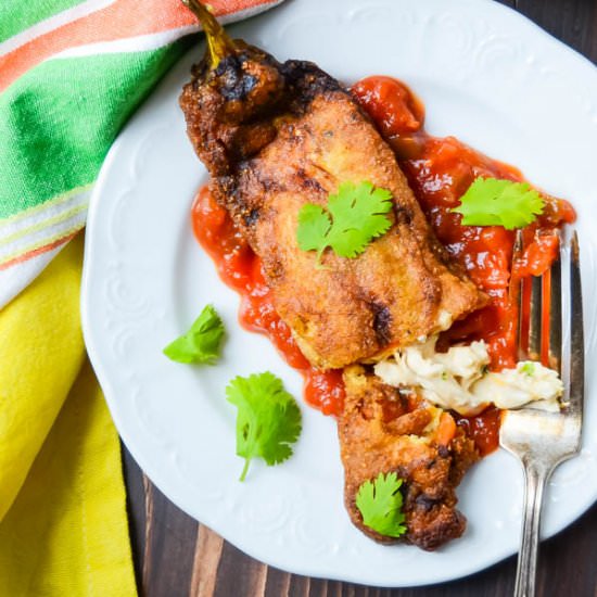 Tex Mex Chile Rellenos - Recipe photo by garlic and zest