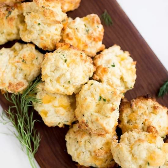 Cheddar Herb Scones - Recipe photo by Kiwi and Carrot