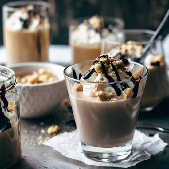 CARAMEL CHOCOLATE PANNA COTTA - Recipe photo by alsothecrumbsplease