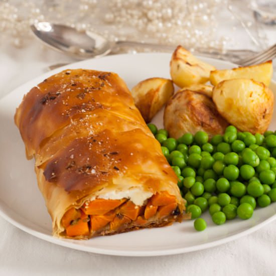 Spiced carrot & feta Strudel - Recipe photo by Recipe Crumbs