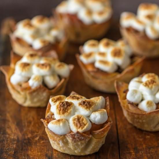Mini Sweet Potato Souffle Cups - Recipe photo by the cookie rookie