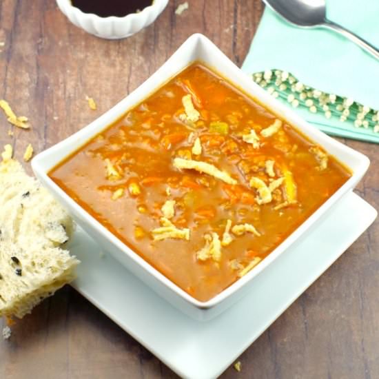 Easy & Healthy Carrot Soup - Recipe photo by Food Meanderings