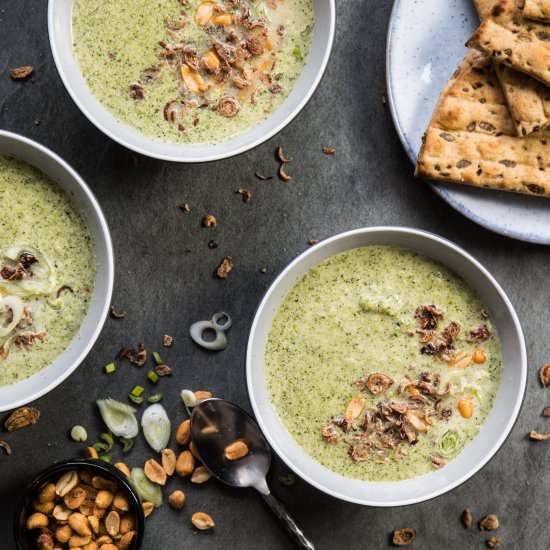 Creamy Coconut Broccoli Soup - Recipe photo by thebellephant