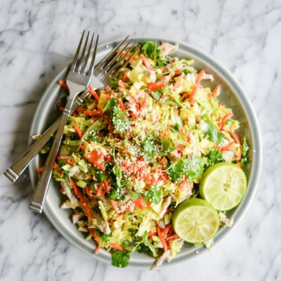 Chinese Chopped Chicken Salad - Recipe photo by fedandfit