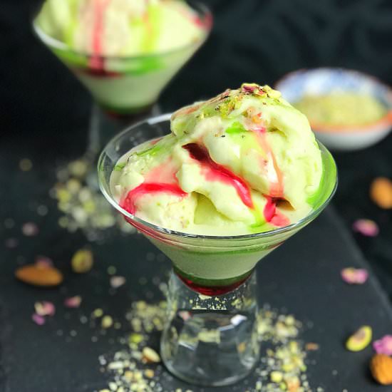 Thandai Ice Cream - Recipe photo by tanusrecipes