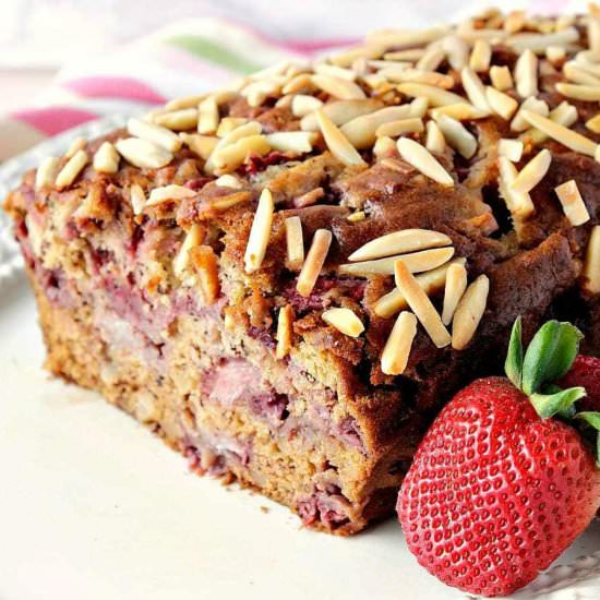 Strawberry Banana Quick Bread - Recipe photo by Kudos Kitchen by Renee