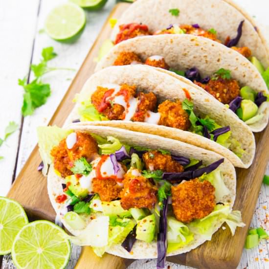Vegan Cauliflower Tacos - Recipe photo by vegan heaven