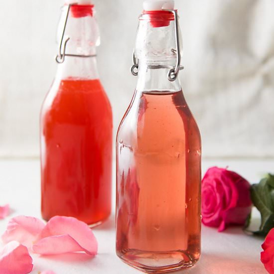 Vanilla Rose Syrup - Recipe photo by The Flavor Bender